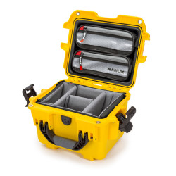 Petite valise Nanuk - NANUK 908 - Séparateur rembourré + organisateur de couvercle - 908S-060BK-0A0