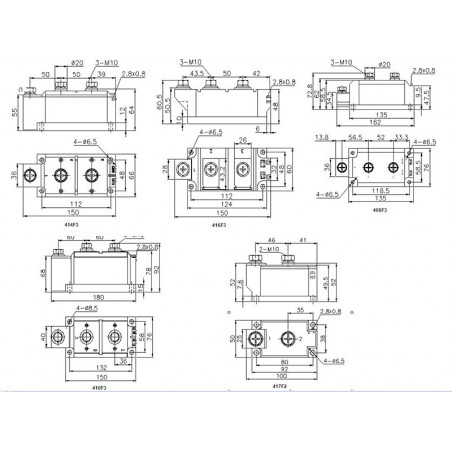 MT400-22-417F2 Single Thyristor Module