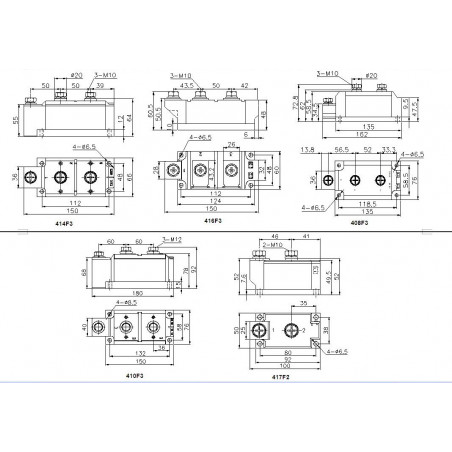 MD500-14-417F2 Modul cu diodă unică