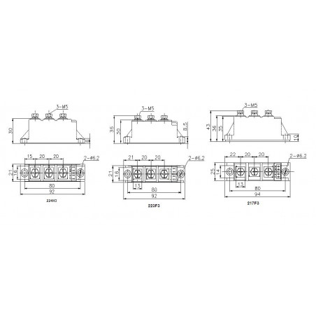 MDC110-12-223F3 Diode Module