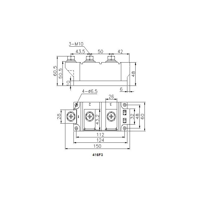 MDC570-18-416F3 Diode Module