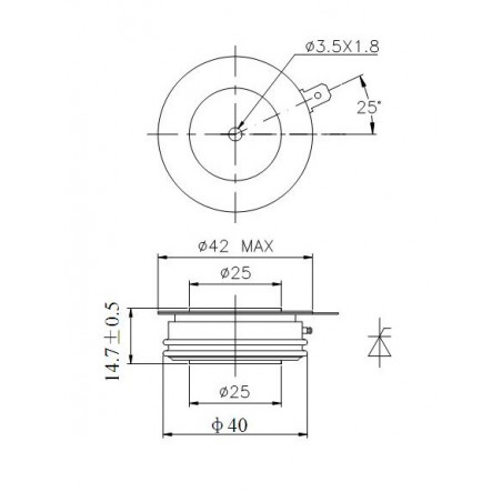 Y30KPE-06-12 Trystor PCT