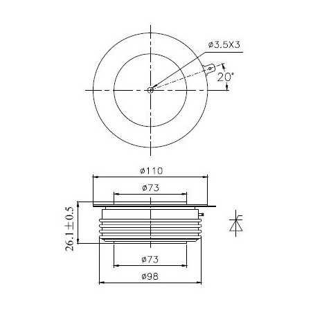 Y76KPC-40-10 Tyrystor PCT