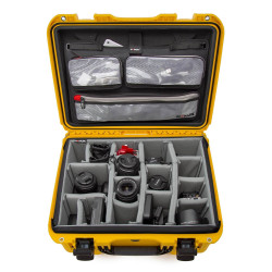 Grande valise Nanuk - NANUK 933 - Séparateur rembourré + organisateur de couvercle - 933S-060BK-0A0