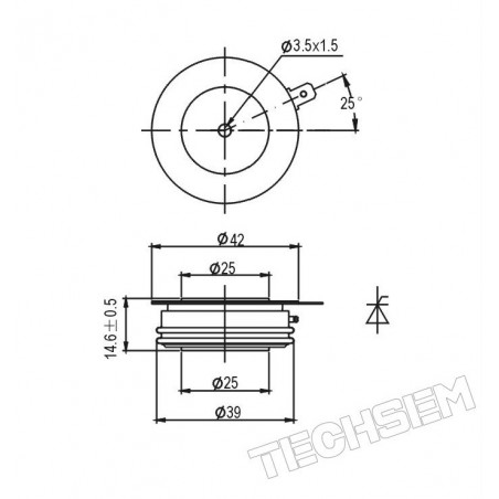 Y30KKE-04-12 Tyrystor rapid