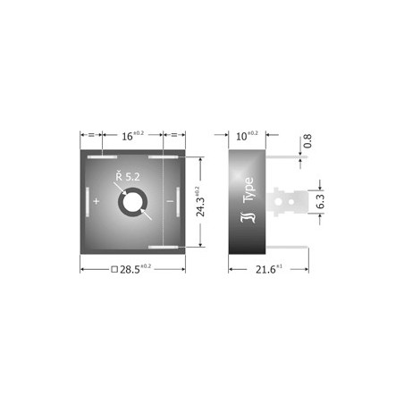 DB35 / 12 Rectifier bridge