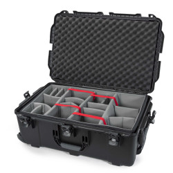 Grande valise Nanuk - NANUK 963 - Séparateur rembourré + organisateur de couvercle - 963S-060BK-0A0