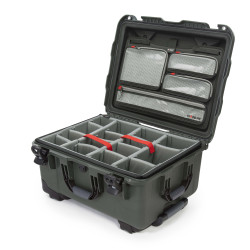 Grande valise Nanuk - NANUK 950 - Séparateur rembourré + organisateur de couvercle - 950S-060BK-0A0