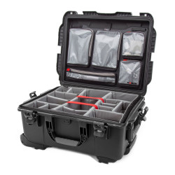 Grande valise Nanuk - NANUK 955 - Séparateur rembourré + organisateur de couvercle - 955S-060BK-0A0