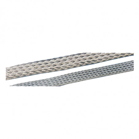 Flat aluminum braids