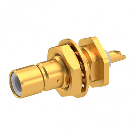 Concentric connectors with latch closure, SMB series