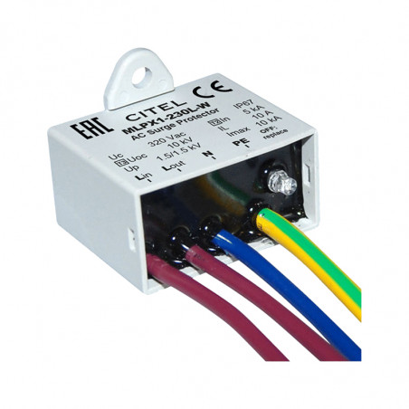 Recessing stops with 2 + 3 type cabling (C + D) MLPX1-230L-W