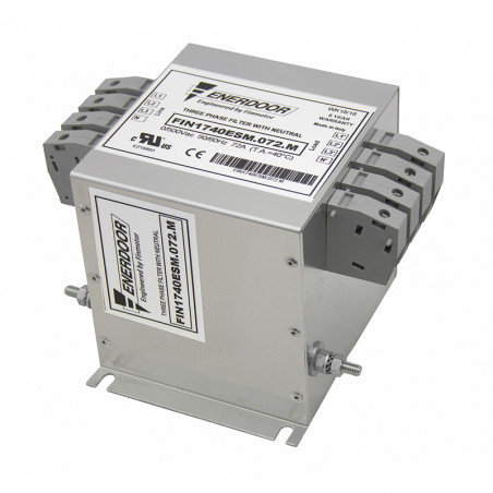 Three-phase filters with a neutral line FIN1740ESM series