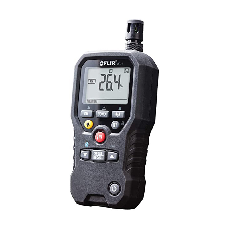 FLIR MR77: un psicómetro de humedad ortaánea con un termómetro infrarrojo y Bluetooth METERLINK®