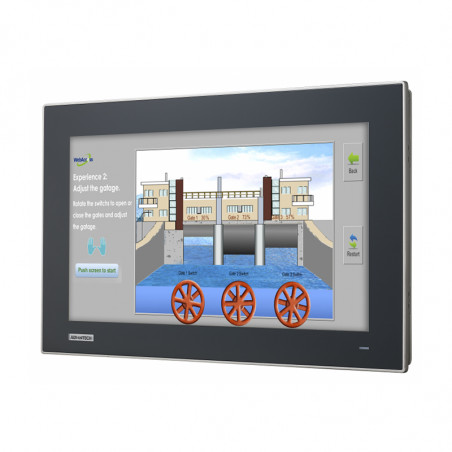 FPM-7151W Monitor plat industrial de 15,6 "WXGA TFT LCD cu VGA și DVI-D, intrare PCT