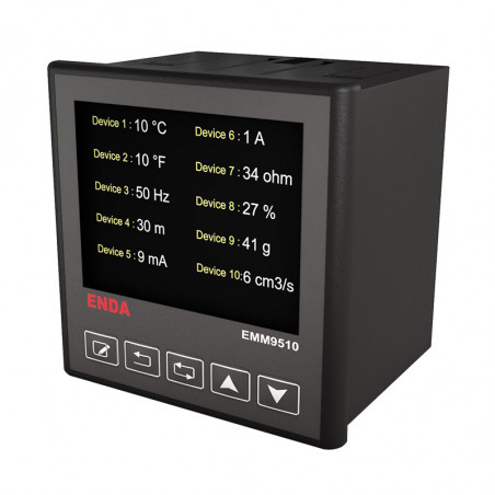 Multi-channel temperature controller EMM Series from ENDA