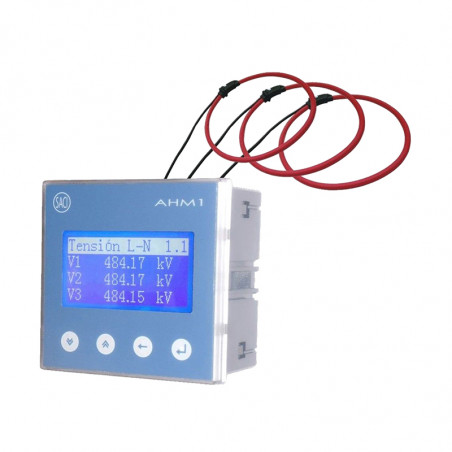 96x96 network parameter analyzer with Rogowski coils - AHM1-RC