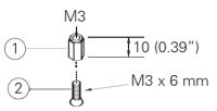 Versamet - kaseta – sub rack 19” zestaw montażowy PCB