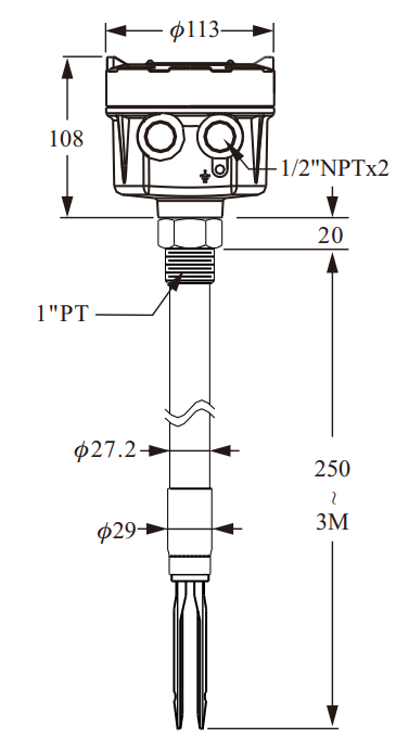 SC1410 Extra Long Forks