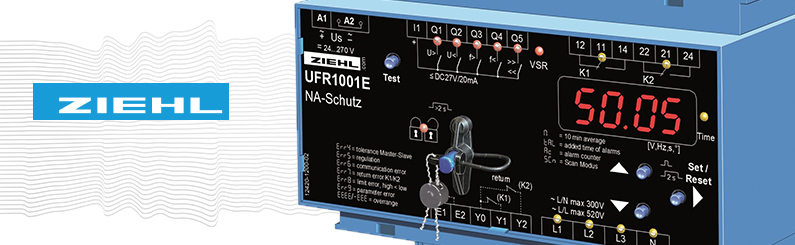 Ziehl voltage-frequency relays